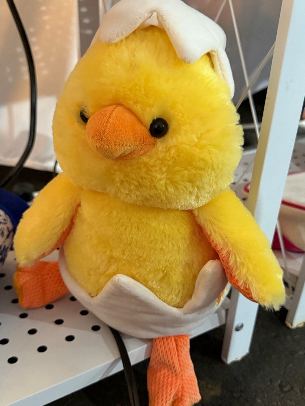 Scentsy Yellow Plush Chick in Egg with Orange Beak and Feet